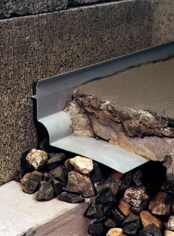 below foundation slab drain system for installing a French drain in Chemainus