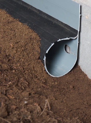crawl space drain system installed in Chemainus