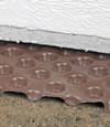 crawl space insulation installed in Esquimalt over our extra large drainage matting