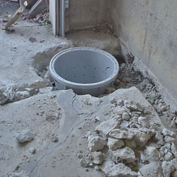 Placing a sump pit in a Sidney home