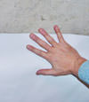 closeup of a plastic basement wall covering on concrete in Gabriola